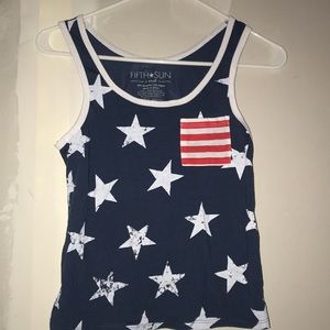 Red white and Blue Tank